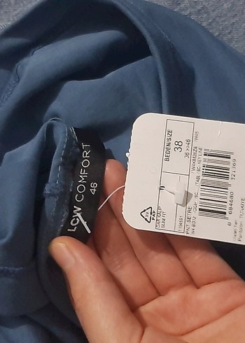 Gri Denim Hamile Pantolonu - Görsel 3