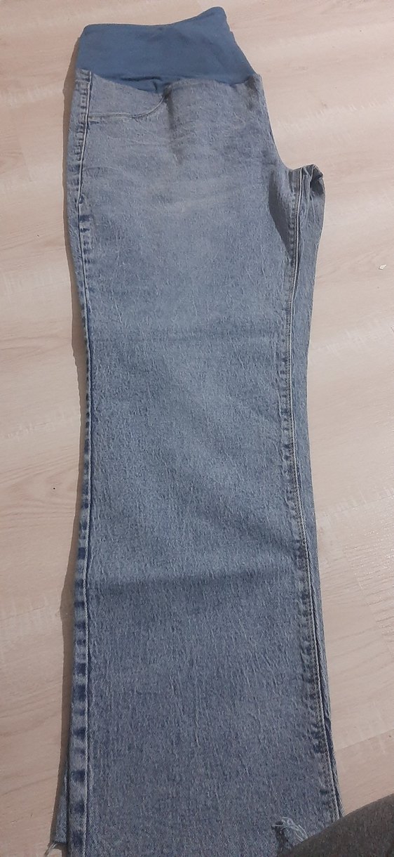 Gri Denim Hamile Pantolonu - Görsel 2