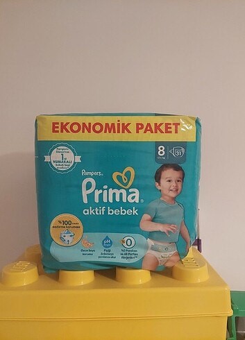 Prima Prima Aktif 8 17+Kg 31'li