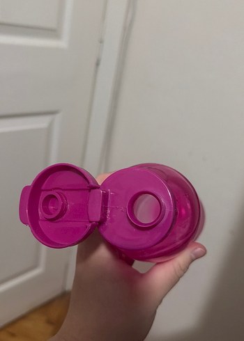 Pembe Plastik Su Şişesi - Görsel 5