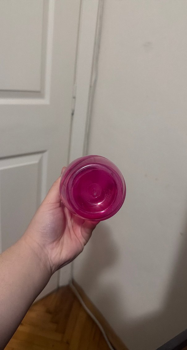 Pembe Plastik Su Şişesi - Görsel 3