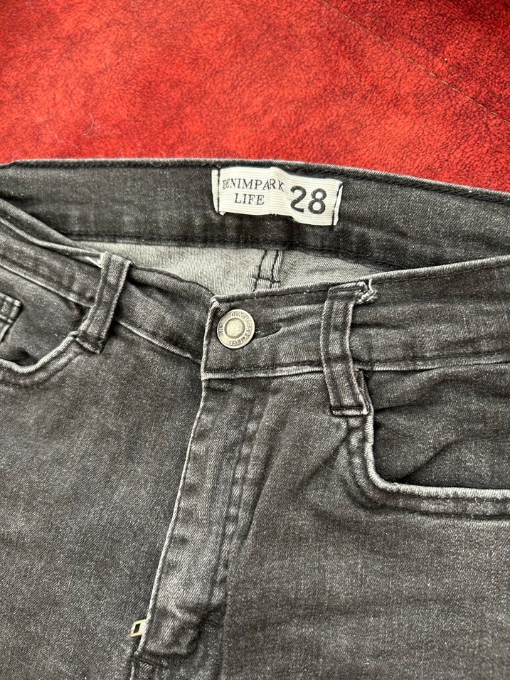 Füme Kadın Denim Midi Boy Jean - Görsel 3