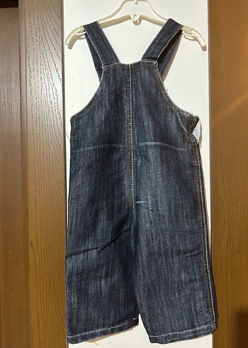 Renkli Nakışlı Erkek Çocuk Kot Tulum - Görsel 3