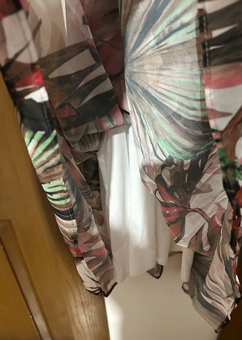 Çiçek Desenli Bohem Uzun Elbise - Görsel 3