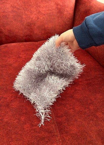 Gri Yumuşak bebek Banyo lifi - Görsel 3