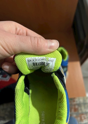 Erkek Çocuk Mavi Cırtlı Spor Ayakkabı - Görsel 5