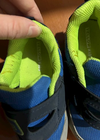 Erkek Çocuk Mavi Cırtlı Spor Ayakkabı - Görsel 4