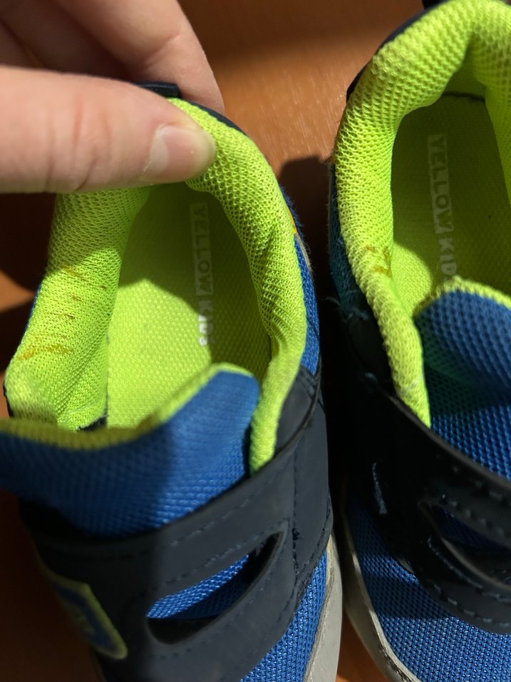 Erkek Çocuk Mavi Cırtlı Spor Ayakkabı - Görsel 4