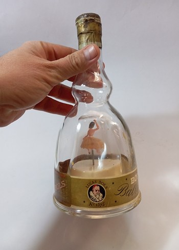 Antika laternali bols İski şişesi. 
1950 lerden kalma - Görsel 3