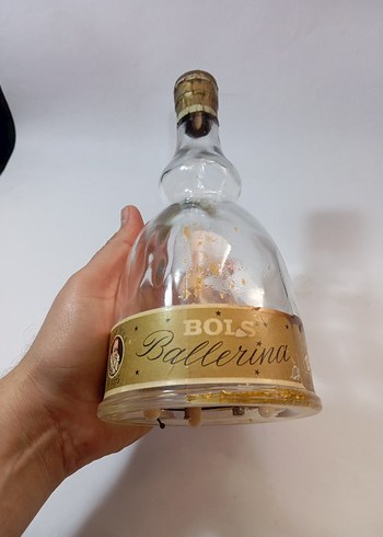 Antika laternali bols İski şişesi. 
1950 lerden kalma - Görsel 4