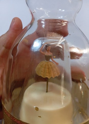 Antika laternali bols İski şişesi. 
1950 lerden kalma - Görsel 6