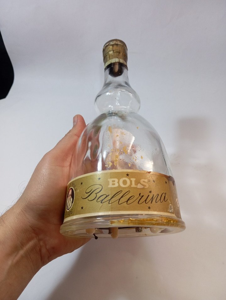 Antika laternali bols İski şişesi. 
1950 lerden kalma - Görsel 4