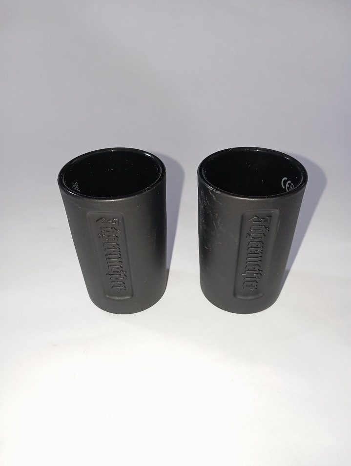 Jägermeister Siyah 2 Shot Bardağı ve boş kutu. sıfır bardaklar - Görsel 2