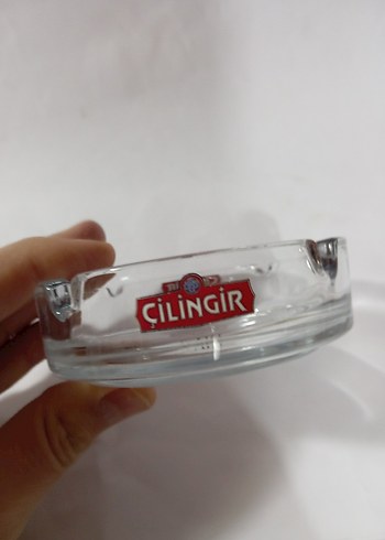 Çilingir Raki Şeffaf cam Küllük - Görsel 2