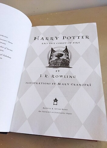 Beden Harry Potter ve Ateş Kadehi. Amerikan baski. İlk baski. İngilizc