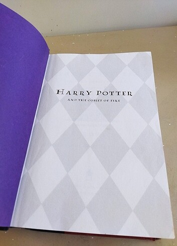 Beden Renk Harry Potter ve Ateş Kadehi. Amerikan baski. İlk baski. İngilizc