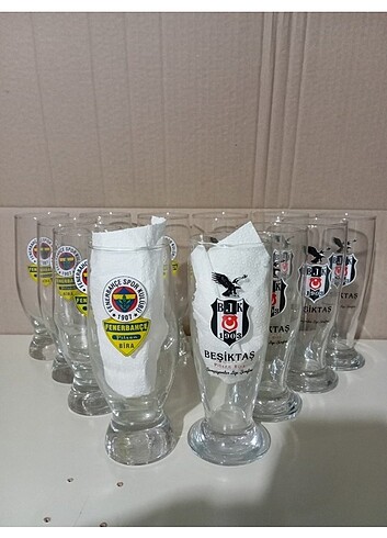 Sıfır Beşiktaş bira bardağı (FB kalmadı )adet fiyatidir