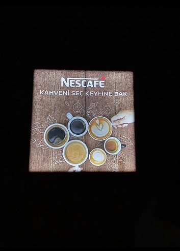 Nescafe ışıklı tabela