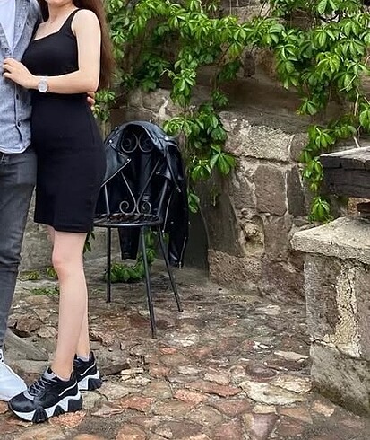 Diğer Siyah triko elbise