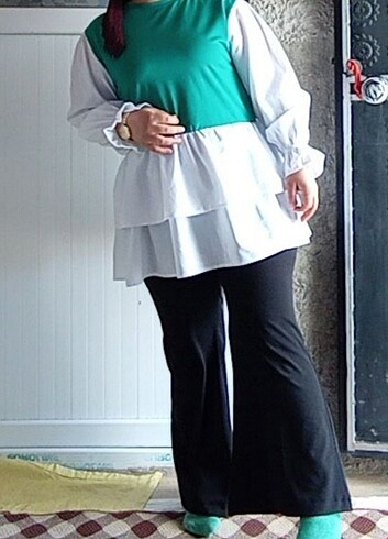 İki renkli Tunik