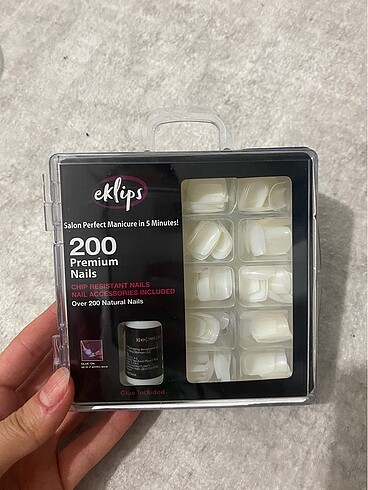 Eklips 200lü takma tırnak seti