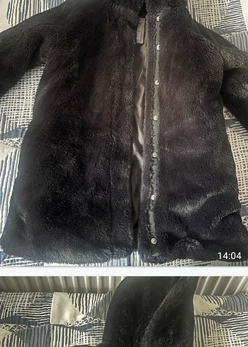 LC Waikiki Gri çocuk Kürk Detaylı Midi Mont