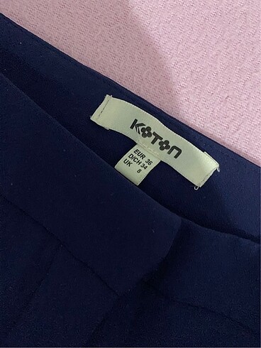 s Beden lacivert Renk Kumaş pantolon