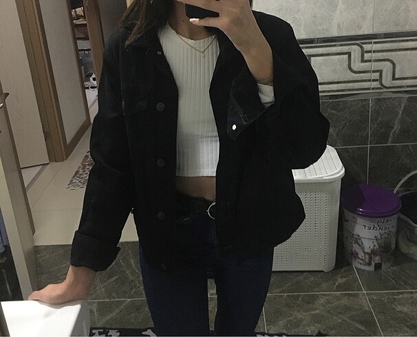 l Beden siyah Renk siyah kot ceket