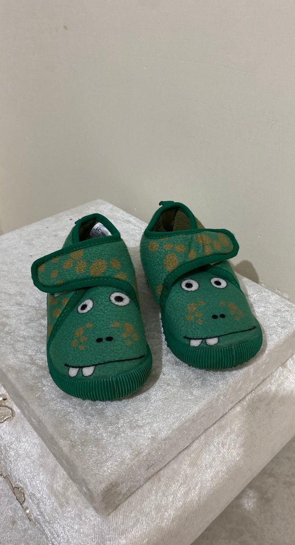 Yeşil Yılan Desenli Erkek Çocuk Terliği - Görsel 5