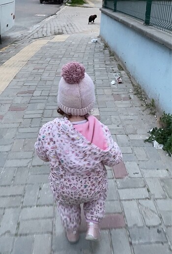 LC Waikiki Kız çocuk astronot mont