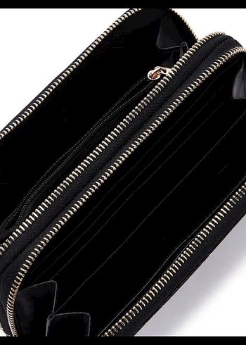 DERİMONT Desenli Deri Fermuarlı Cüzdan - Görsel 2