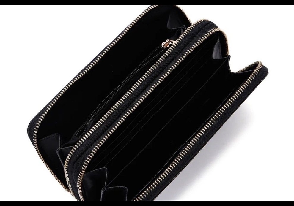 DERİMONT Desenli Deri Fermuarlı Cüzdan - Görsel 2