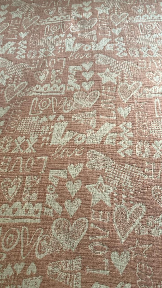 Pembe Baskılı Yatak Örtüsü - Görsel 5