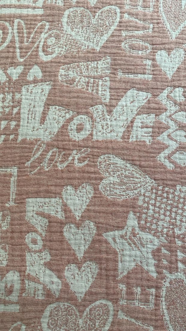 Pembe Baskılı Yatak Örtüsü - Görsel 2