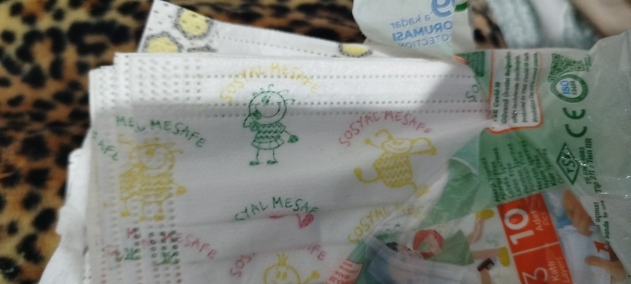 çocuk maskesi 15 adet - Görsel 3