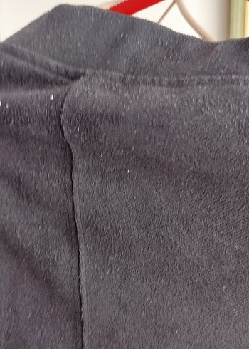s Beden Kadın Süet Kumaş Fermuarlı Pantolon