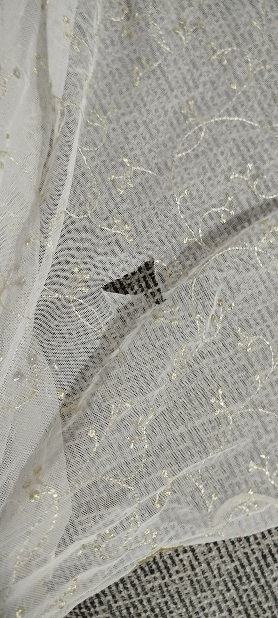 İşlemeli Beyaz Bohem Perde ürün deformelidir fiyat uygun - Görsel 4