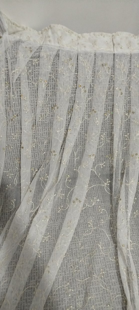 İşlemeli Beyaz Bohem Perde ürün deformelidir fiyat uygun - Görsel 3