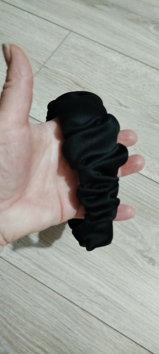 Siyah saten taç - Görsel 2