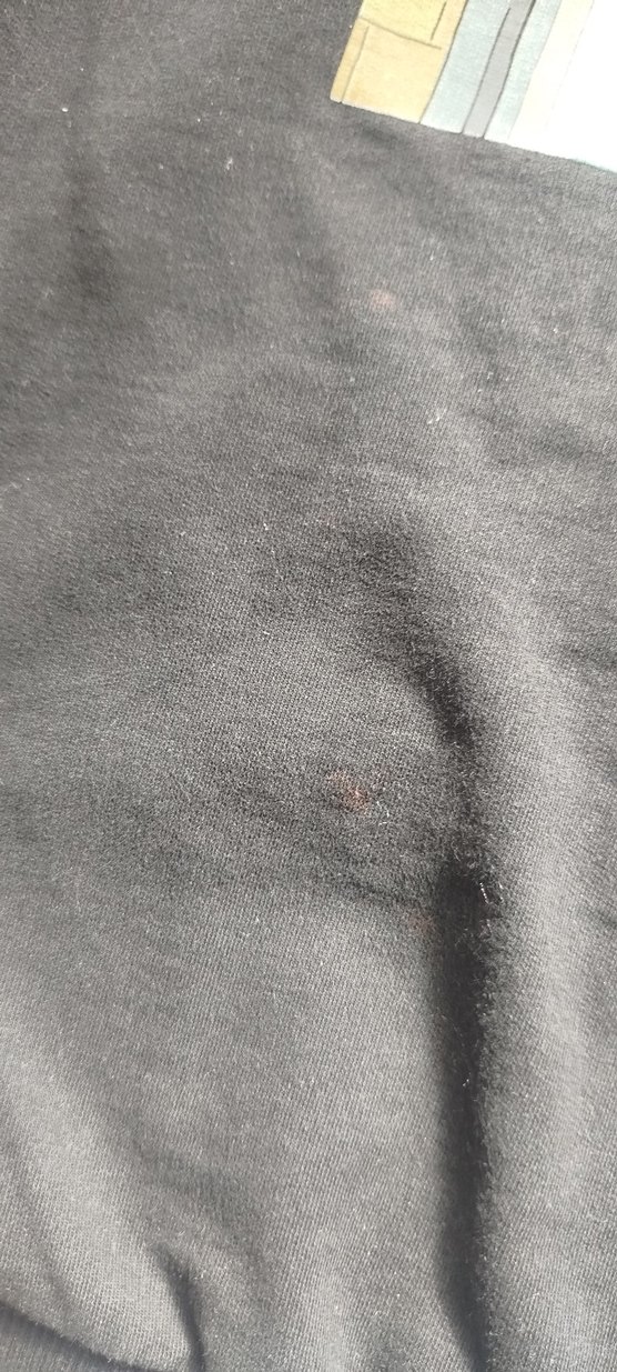 Siyah Baskılı Rahat Kesim Sweatshirt - Görsel 5