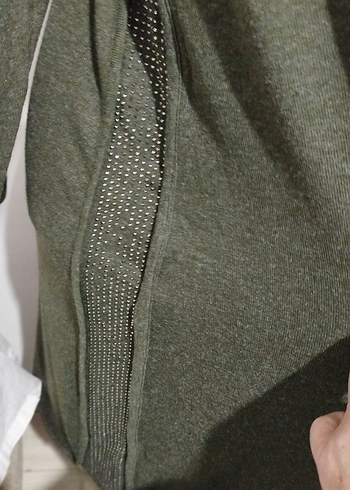 Uzun Kollu Salaş Kadın Triko Elbise - Görsel 4