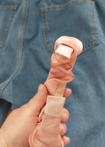 Pembe Fırfırlı Kadın Saç Bandı - Görsel 5