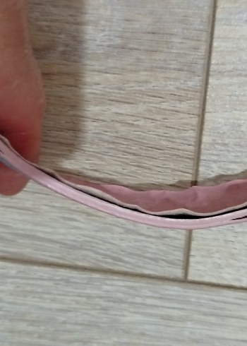 Kalp Tokalı Pastel Renkli  Deri Kemer - Görsel 4