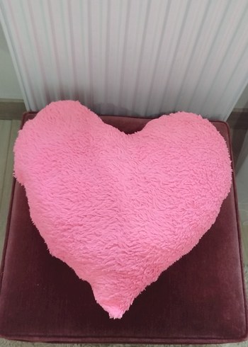 Diğer Pembe Kalp Şeklinde Yumuşak Yastık