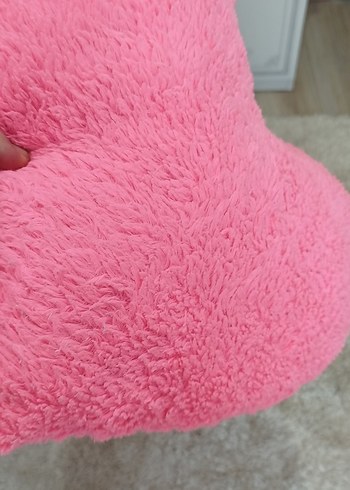 Beden pembe Renk Pembe Kalp Şeklinde Yumuşak Yastık