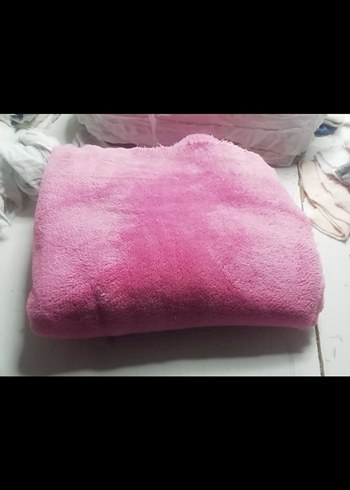 Pembe tek kişilik Battaniyesi 175/200 - Görsel 2