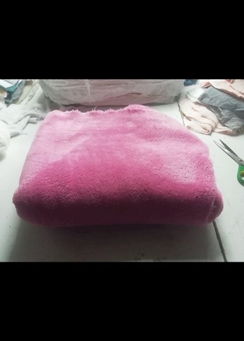 Pembe tek kişilik Battaniyesi 175/200 - Görsel 3