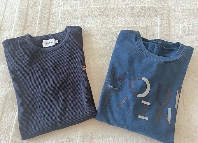 Erkek sweatshirt 2 adet