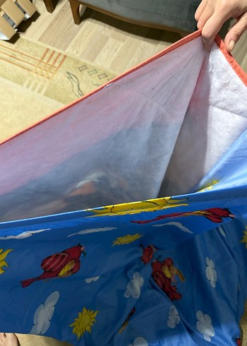 Çocuklar için çift taraflı yatak örtüsü battaniye - Görsel 7