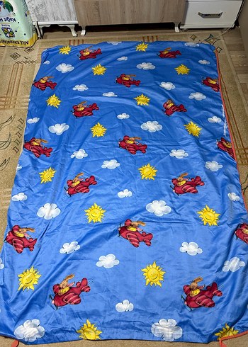 Çocuklar için çift taraflı yatak örtüsü battaniye - Görsel 6